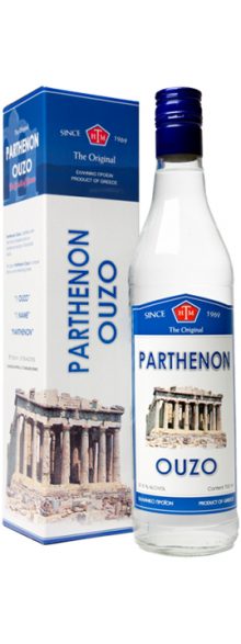 Parthenon Ouzo Gift Box 700ml